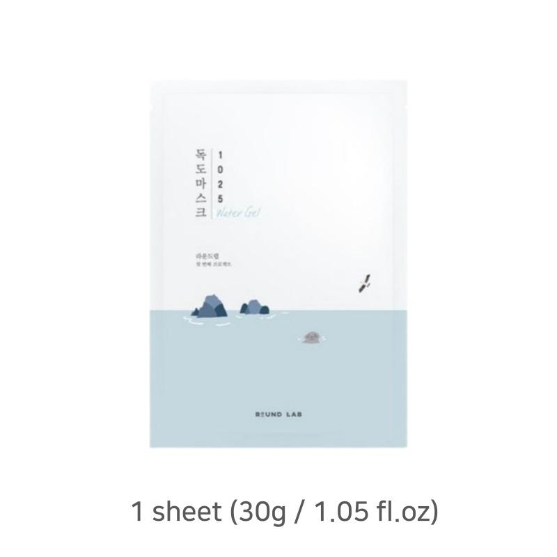 ROUND LAB 1025 Dokdo Water Gel Mask 1 Sheet / 5 Sheets / 10 Sheets