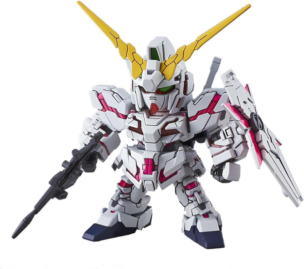 SD Gundam EX Standard 005 "Mobile Suit Gundam UC" Unicorn Gundam (Destroy Mode) Pre-Colored Plastic Model
