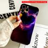 2DFlat Vibrant Heart Flame Design Phone Case All Inclusive Film Hard iPhone Case, Compatible with iPhone 18 Pro Max 17 16 15 14 13 12 11