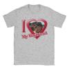 T-shirt Casual Jacob Elordi per Unisex Girocollo Puro Cotone T-shirt Ti Amo Il Mio Ragazzo Manica Corta T-shirt Top Taglie Forti