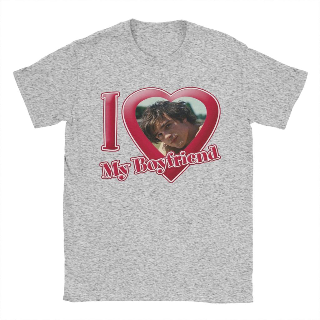 T-shirt Casual Jacob Elordi per Unisex Girocollo Puro Cotone T-shirt Ti Amo Il Mio Ragazzo Manica Corta T-shirt Top Taglie Forti