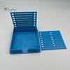2Pcs Sticky Note Dispenser Holders High Durability Smooth Edge Burr Free Multifunctional Sticky Note Holder with Stencil