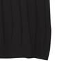 IRONYPORNO WHITELINE 86-Iro356 Micro Cable Half-Zip Collared Short Sleeve Knit Black