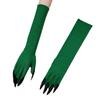 43Cm Mulheres Assustadoras Garra Unha Longa Luvas Elásticas Halloween Diabo Fantasma Garras Luvas Festa Cosplay Fantasia de Performance