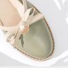Fairy Mid-heel Single Shoes Spring All-match Shallow Mouth Small Leather Shoes Retro Women