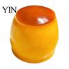 Hand Exercise Ball 1/2Pcs Stress Relief Crunchy Pudding Toy, Fake Caramel Squeeze Dessert Sensory Fidget Toy Simulated Gift for Adults Kids