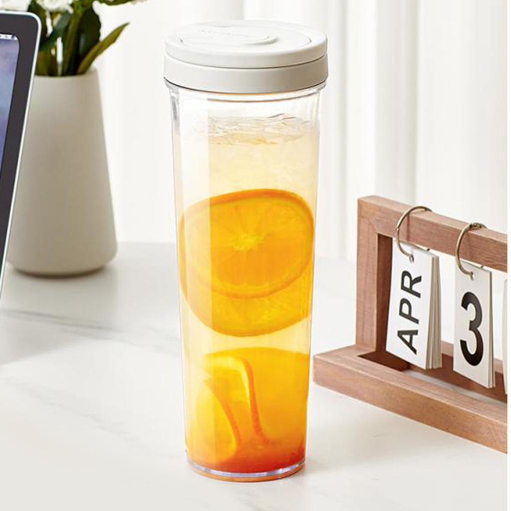 1L Capacity Cold Brew Coffee Maker Multipurpose Tea Mug with Filter Portable Sealed Water Bottle for Home Use