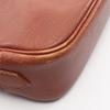 Used SAINT LAURENT PARIS Shoulder Bag leather Brown Used Women