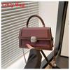 Minimalist Pu Small Handbag For Women With Zipper Pocket For Daily Use