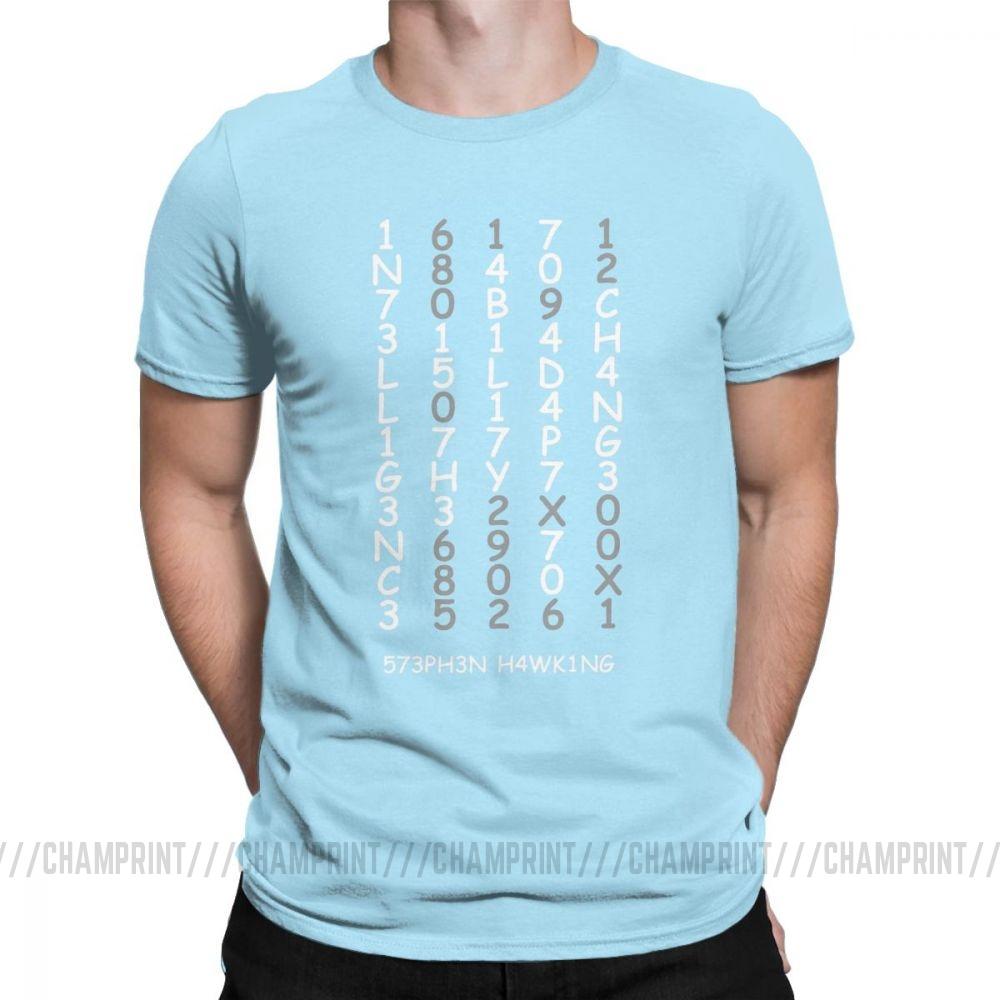 Intelligence Vintage T Shirts For Men Adapt To Change Brain Power Mind Geeky Tops Plus Size