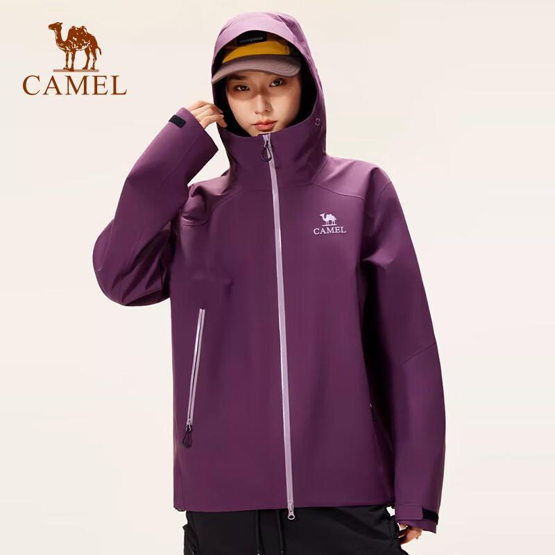 Camel Unisex Outdoor Windproof Waterproof Hardshell Jacket