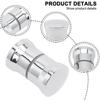 Stylish Shower Glass Door Handle,Sliding Shower Doors Knob,Double Sided Pull Hardware Replacement Parts For Bathroom Glass Doors