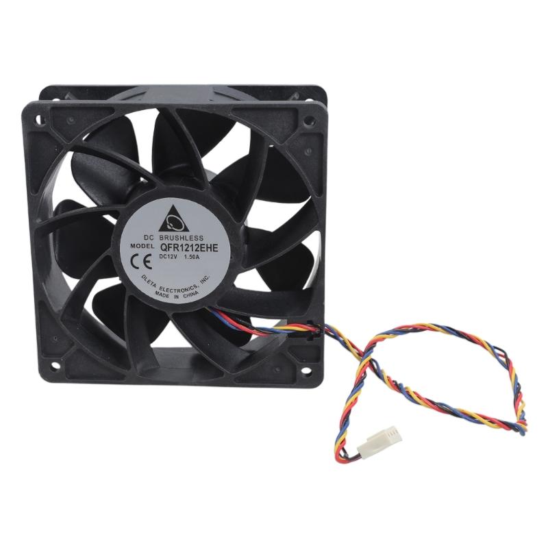 12038 Cooling Fan 120x38mm 12V 1.5A 197.2CFM Brushless Double Bearing 4000RPM for Computer Case Server Workstation Cabinet