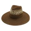 Korean Japanese Small Fresh Green Black Brown Panama Jazz Top Hat Men'S And Women'S Summer Sunshade Sun Protection Straw Hat