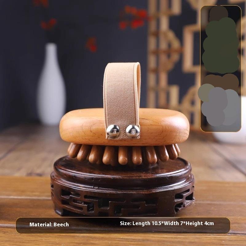 

Антицелюлітна щітка для тіла Заспокійлива дерев’яна ефірна олія Spa Air Cushion Масажна гребінець для волосся Щітка для масажу шкіри голови Масажер для тіла with rivet