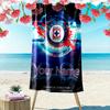 Name Custom Cruz Azul Print Beach Towel, Large Soft Quick Dry Towel for Beach Camping Swimming