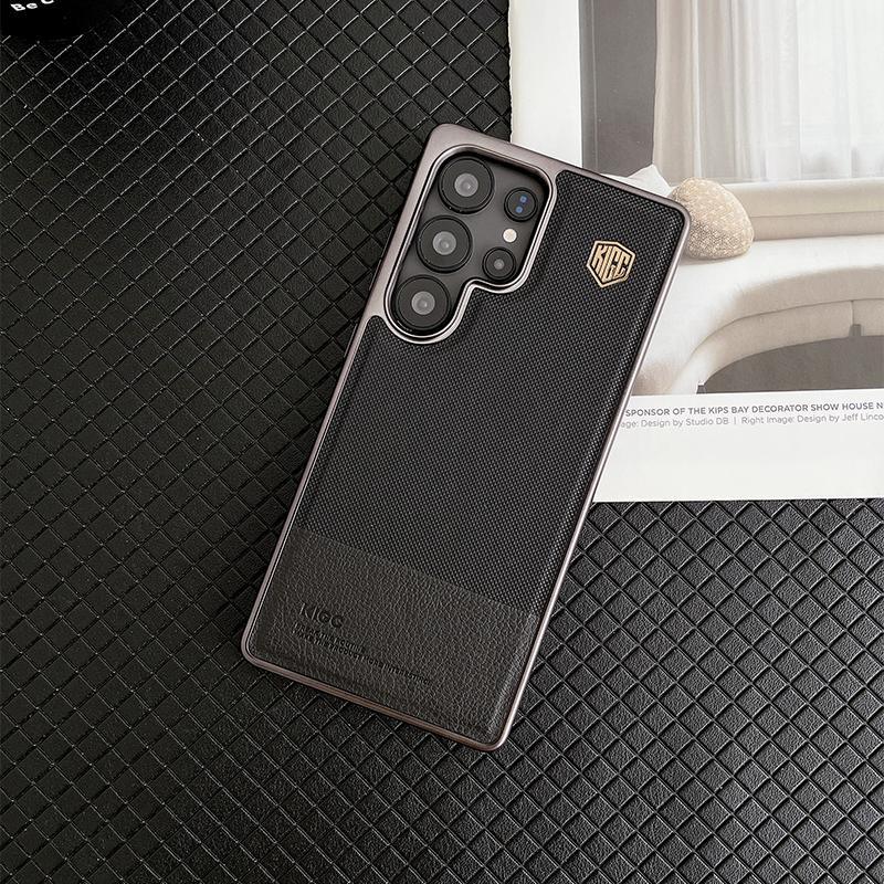 For Samsung Galaxy S23 S24 S25 Ultra Plus Case KIGC Ultimate Perfection Series Matte Leather Back Cover