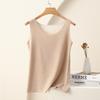 Women's Crew Neck Sleeveless Tank Top Slim Fit Thermal Winter Warm Inner Layering Undershirt