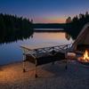 Compact Folding Camping Table Easy to Clean Furniture for Barbecues