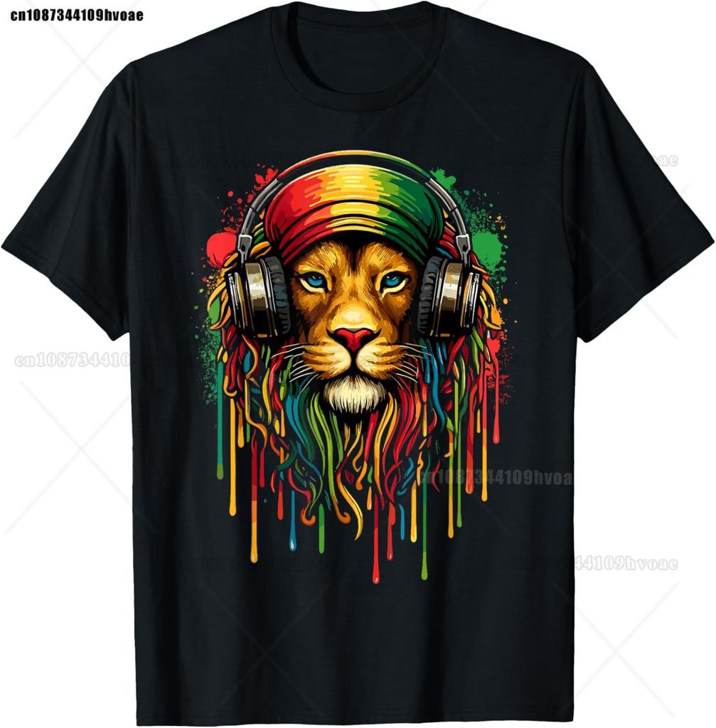 Rasta Reggae One Love Jamaica Retro Vintage Sport Jamaican Flag T Shirts Graphic Cotton Streetwear Short Sleeve Birthday Gifts