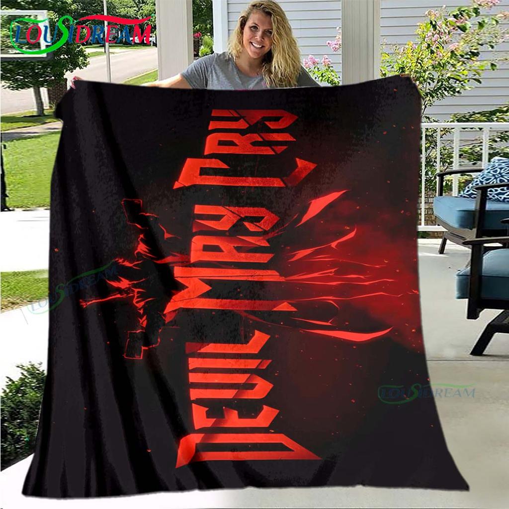 Fashion D-Devil May Cry Tapestry Game Poster Four Seasons Blanket Sofa Cover Travel Bed Plush Blanket Office Break Blanket Gift