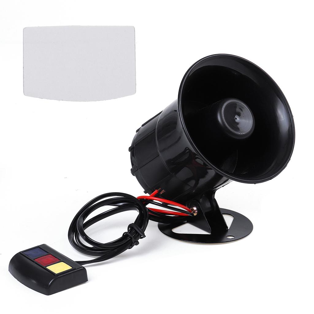 Buy Professional 150DB 7 Sound Car Warning Alarm Police Fire Siren Horn