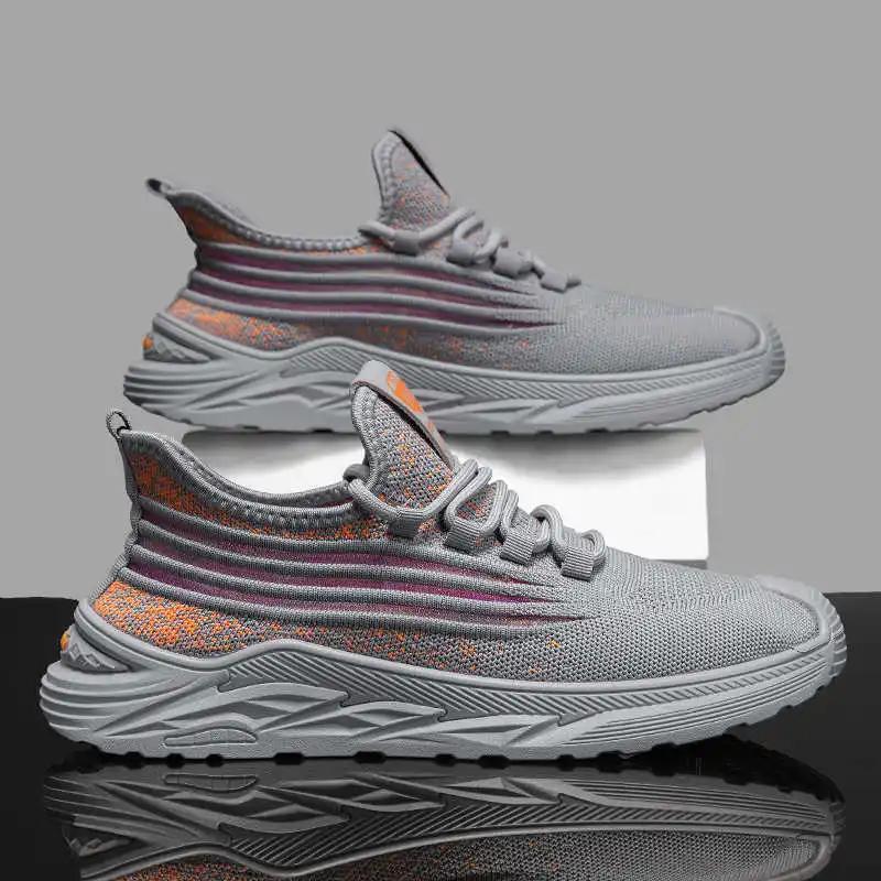 Fashion 40-41 Lace-up Black Spring Woven Retro Sneakers Men Beige Shoes For Men Sport Trending Products Lux Footwear High-tech