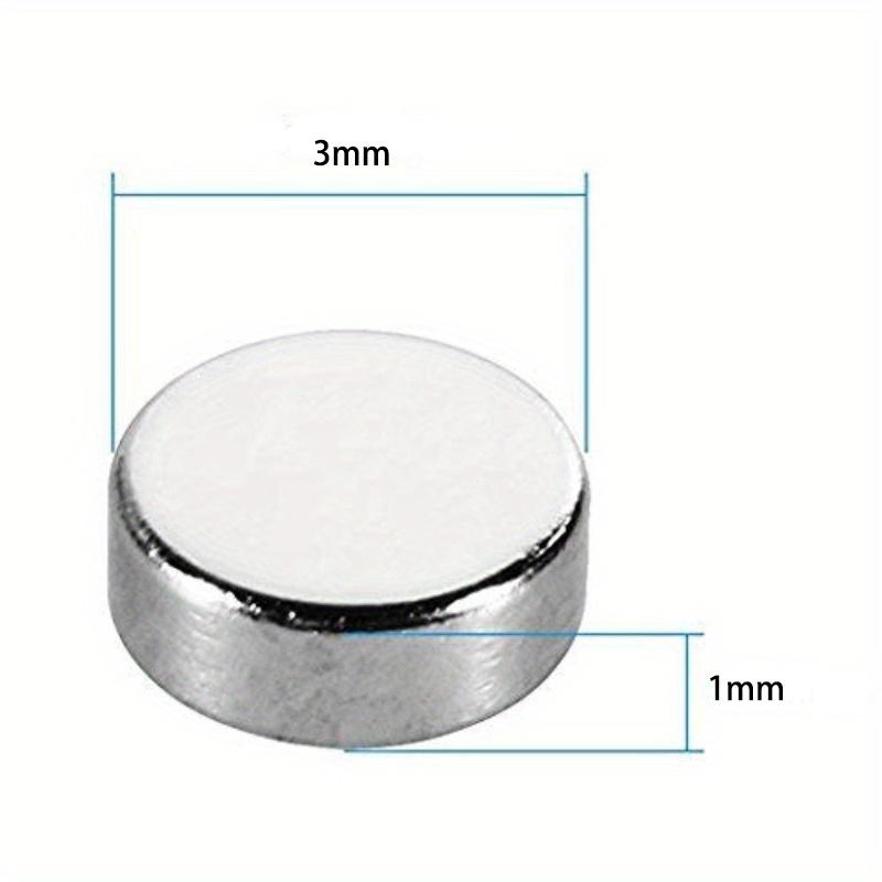 50/100pcs Magnets, 2x1mm & 3x1mm Tiny Round Disc for DIY Crafts, Models, Jewelry Repair