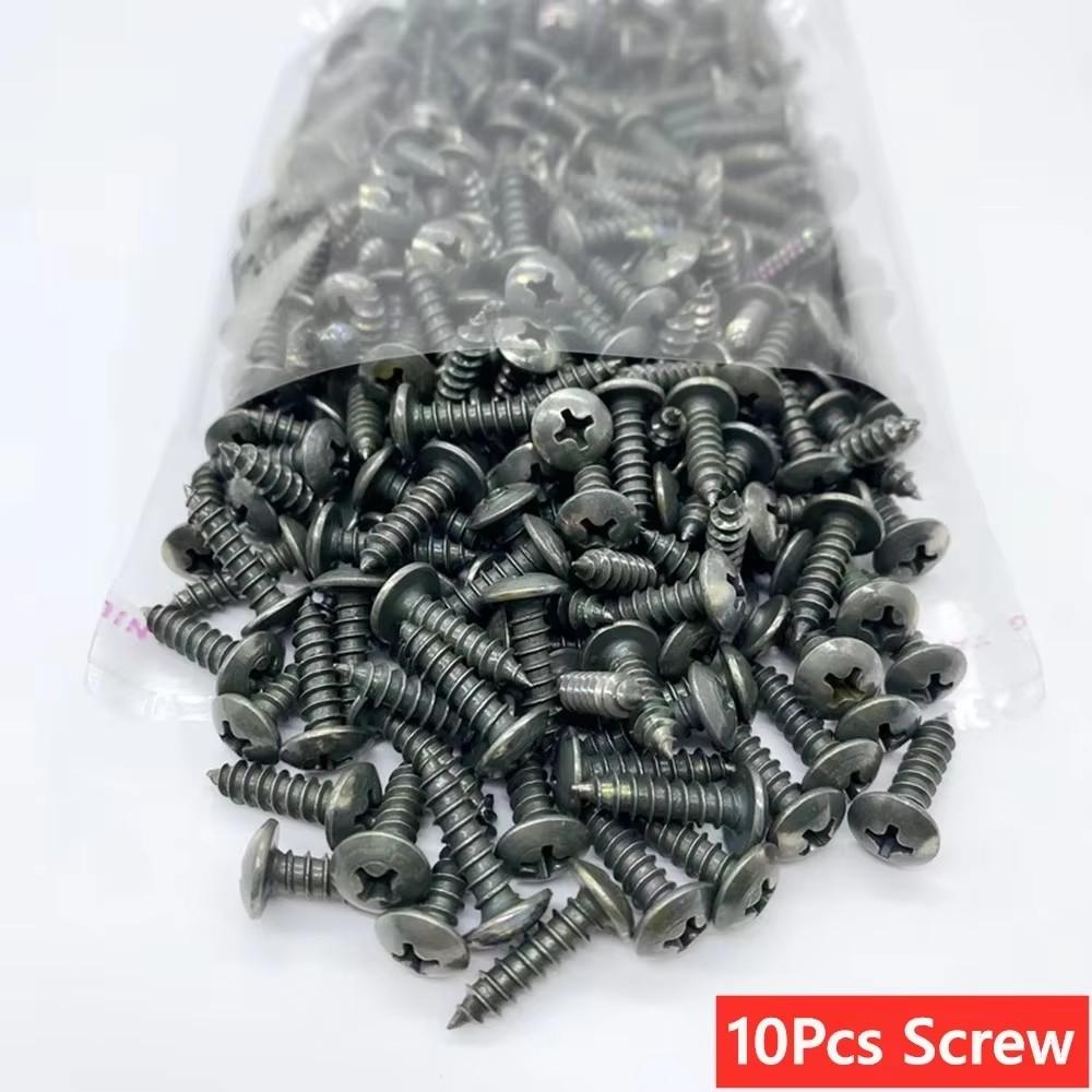 100 Stück-10 Stück Gemischte Auto Metallschraube Gewindeschneidschraube Befestigungsclip U-Typ Clip mit Schraube Rostschutzclip Schraubverschluss Blech