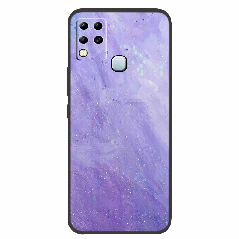 For Infinix Hot 11 G37 Case X689F Marble Silicone Protective TPU Soft Back Cover for Infinix Hot11 G37 128GB Funda Cartoon Coque