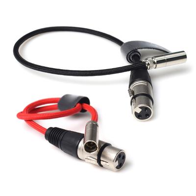Mini XLR Male į XLR Female garso kabelis su patvariu PVC apvalkalu, plačiai suderinamas, skirtas studijiniam naudojimui