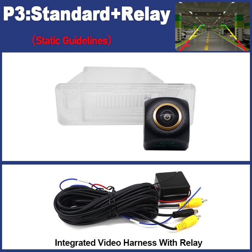 HD 1080x720P Car Rear Camera For Nissan X-Trail XTrail X Trail T31 2007~2013 Night Vision Camera License Plate Light Golden Lens