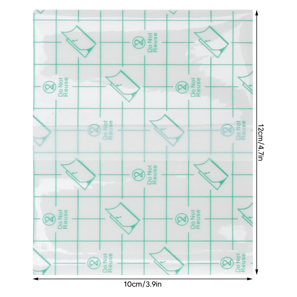 100PCS Waterproof Adhesive Bandage Cover 10x12cm Transparent Stretch Film Dressing Antiseep Breathable for Shower