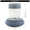 Durability Pots Cleaning Brush with Soap Detergent Dispenser,Gentle on NonStick Cookware, for Home Restaurant Use