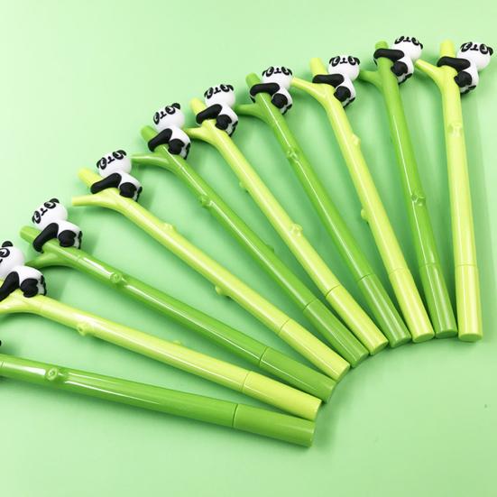 0.5mm Black Ink Ball Point Cartoon Panda Rollerball Pen Student Stationery Gift