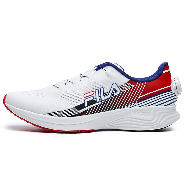 FILA ENERGY Textile, TPU Wear resistant And Lightweight Low top Running Shoes Men s White A12M231112FWA 39