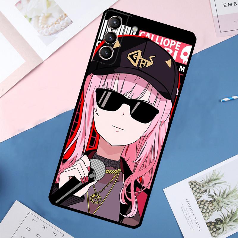 Calliope Mori Hololive Case For Samsung Galaxy S24 Ultra S20 S21 S22 S23 S25 Ultra S9 S10 Plus S25 FE Back Cover