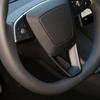 For Tesla Model 3 Steering Wheel Trim Matte Carbon Fiber Perfect Fit Scratch Protection For Tesla Model 3 2023-2024
