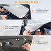 Windshield Sun Shade for Ford F150 F-150 F250 F350 1996-2024 2025 2026 | for Expedition 1997-2026 Raptor Lariat King Ranch Platinum XL XLT