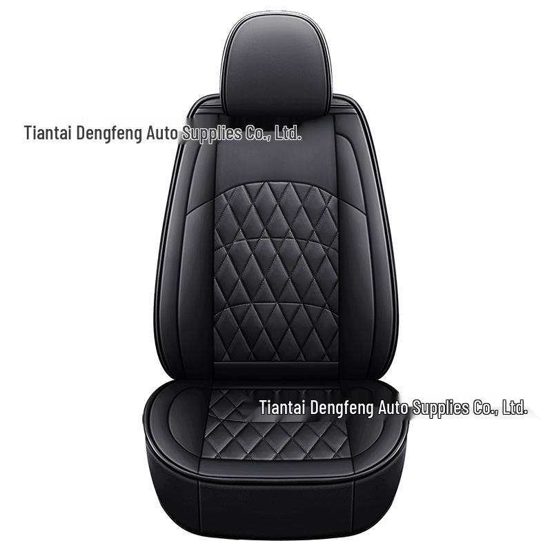 All-Season Universal Leather Car Seat Cover for SUV, Sedan, and Pickup – Model PG32
