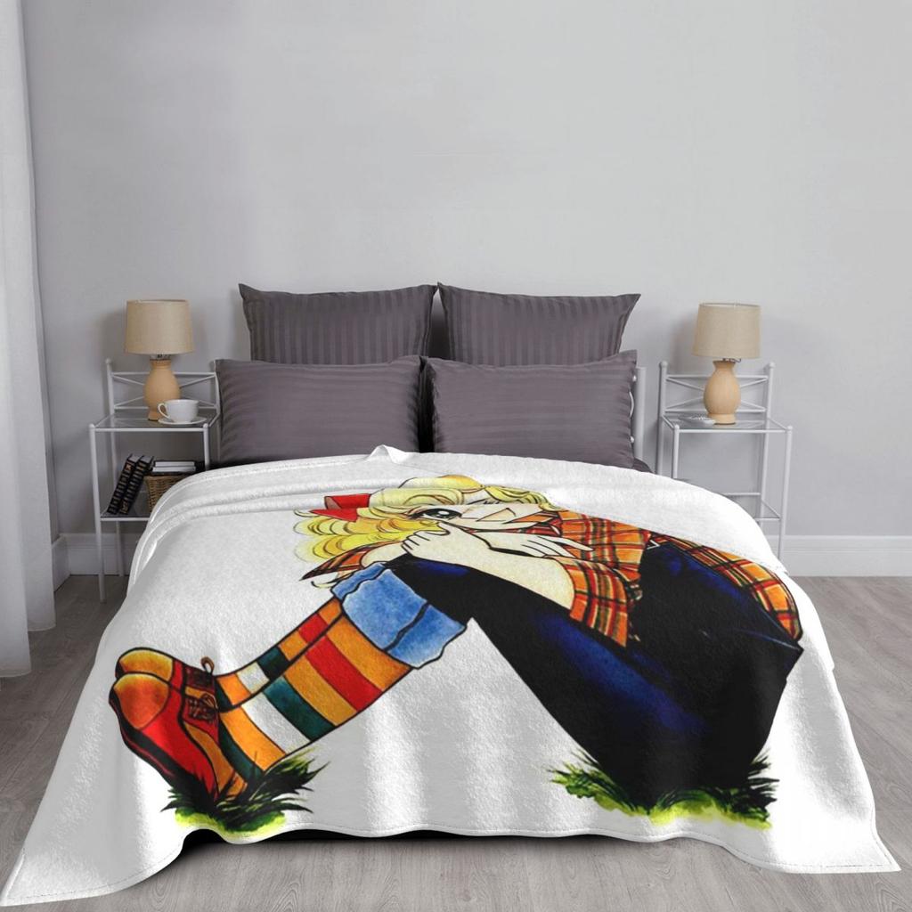 Candy Candy Anime Manga Blankets Soft Warm Flannel Throw Blanket Bedding for Bed Living Room Picnic Travel Home Sofa