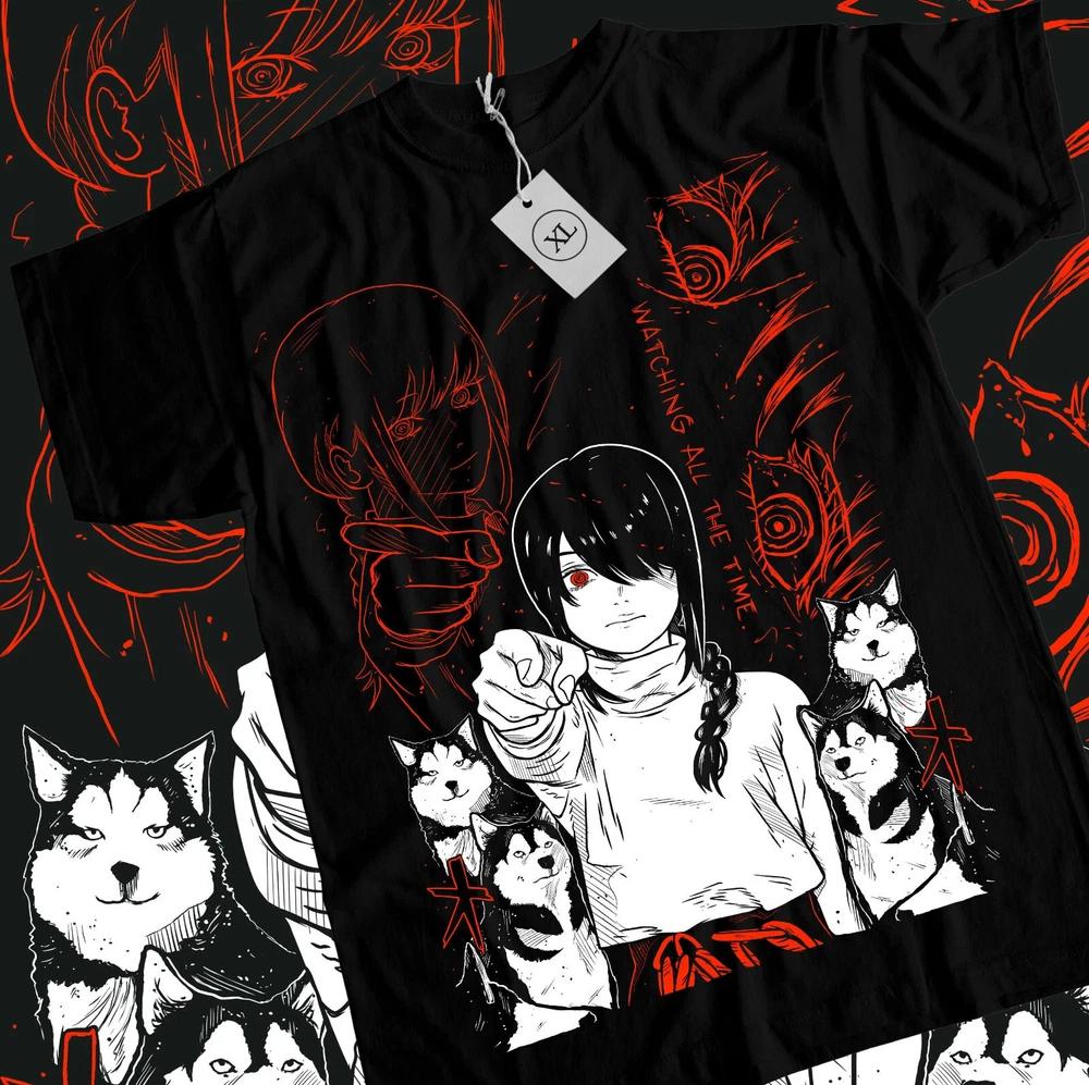 Anime Unisexga Nayuta Chainsaw Unisex Denji Makima T Shirt S