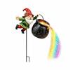 Flowing String Christmas Cauldron Garden Light Ground Insert Santa Claus Light  Yard Patio