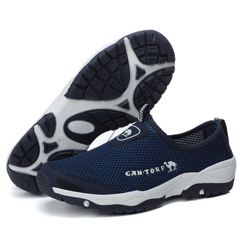 Модная мужская повседневная обувь из сетки высокого качества — фото 5