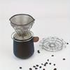 1 Coffee Drip Stand, Stainless Steel, Foldable, Portable Filter Holder, Outdoor Camping, Hand Brewed Coffee Funnel, Reusable