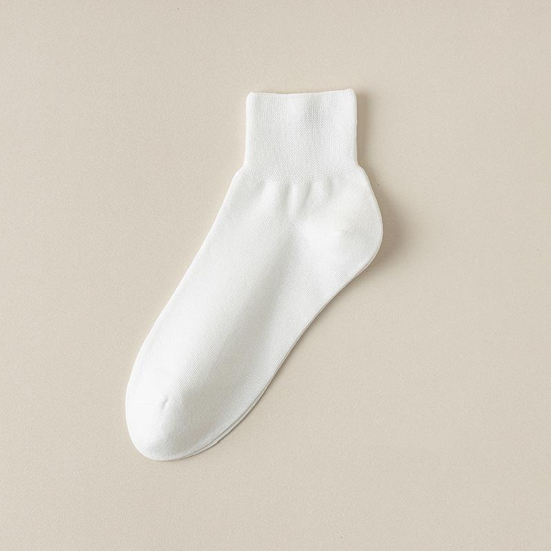 5/1pair Loose-fitting Socks for Women, Mid-calf Socks for The Elderly, Boneless and Traceless Socks, Loose Air-conditioned Socks, Sleeping Socks