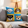 Cartoon Simple Cute Dog Cushion Cover 1Pcs Decorative Covers Soft Cushion Case For Sofa Couch Decor 40X40 45X45 Pillowcases