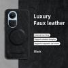 For OPPO Reno 10 10 Pro 10 ProPlus PU Leather Magnetic Ring Soft Edge Anti-Drop Anti-Fingerprint Phone Case