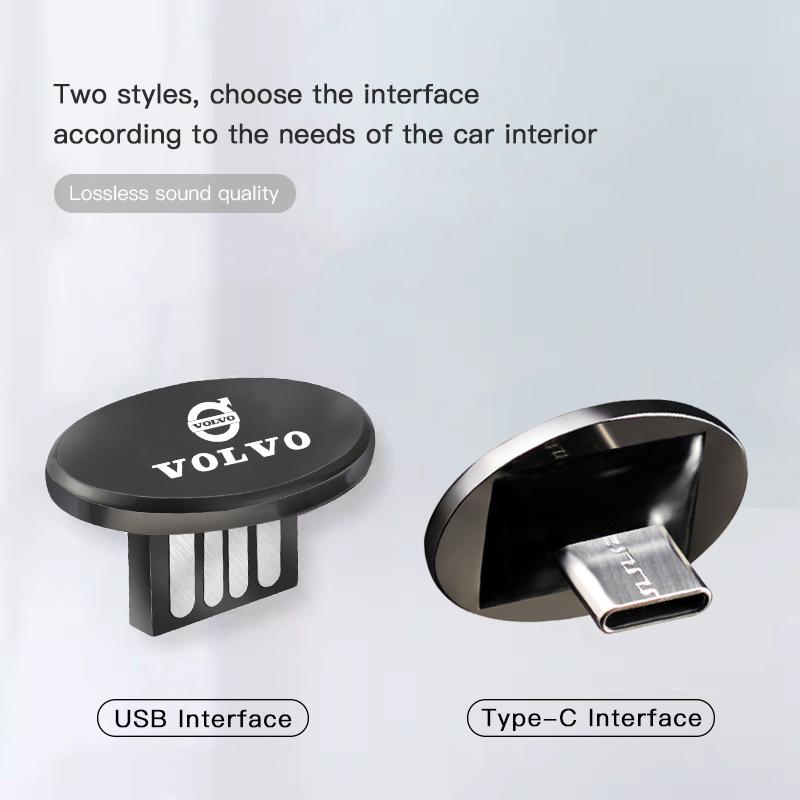 AABAU1 Stick USB de Mare Capacitate cu Emblema Mașinii Accesorii Auto Pentru Volvo Xc60 Xc90 V40 V60 S60 V50 V90 S80 C40 XC40 V70 XC70 C30 C70 Rdesign