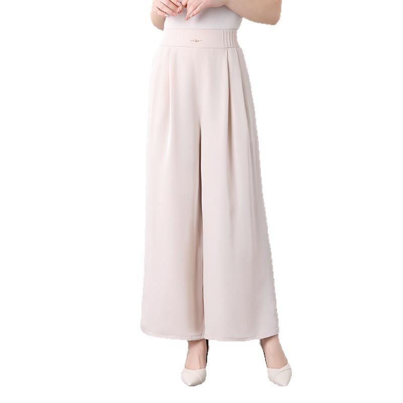 Summer 2026 Wide-Leg High-Waisted Pants for Stylish Middle-Aged & Senior Women